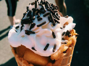 pie-in-cone