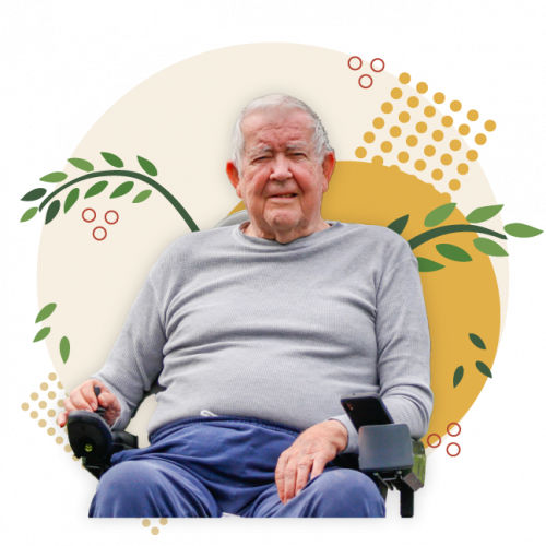 Resident in wheelchair